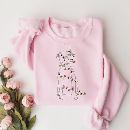 Retro Christmas Dog Sweater