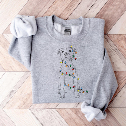 Retro Christmas Dog Sweater